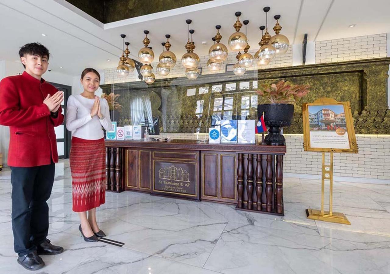 Le Thatluang D'oR Boutique Hotel Vientiane Extérieur photo